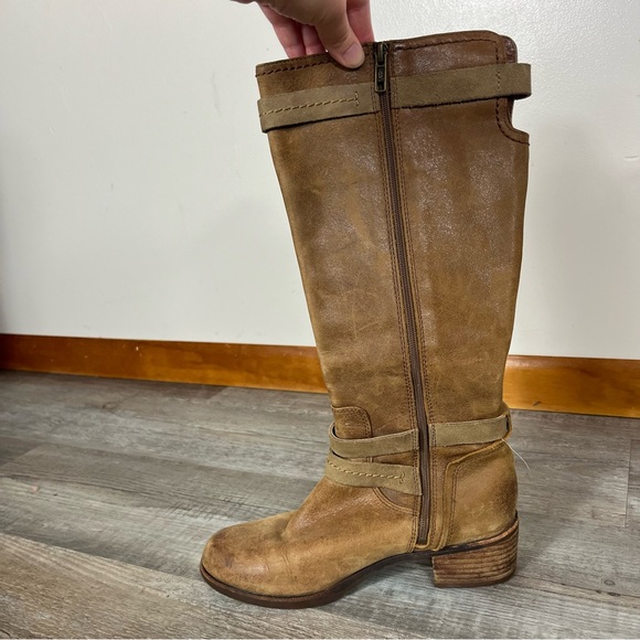 Ugg Australia Darcie Leather Riding Boots 7 Western Equestrian Cowgirl Barn Tall - Picture 5 of 15